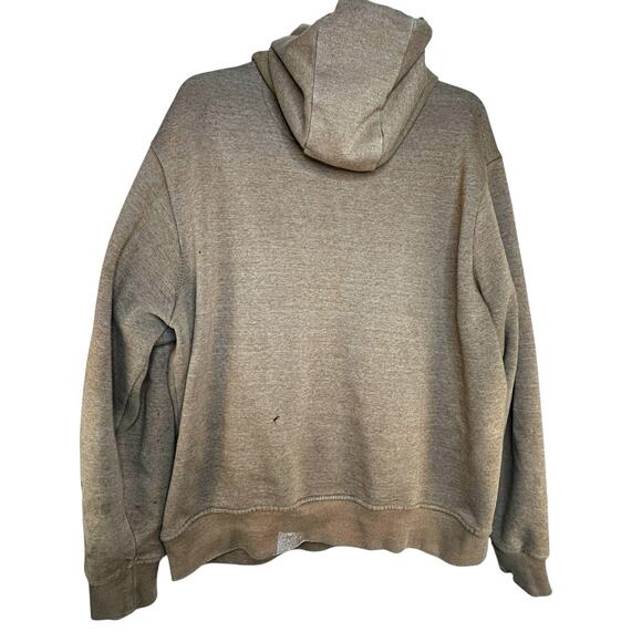 Wells Lamont Distressed Hoodie Men’s L Workwear Grunge Thrashed - Picture 2 of 14